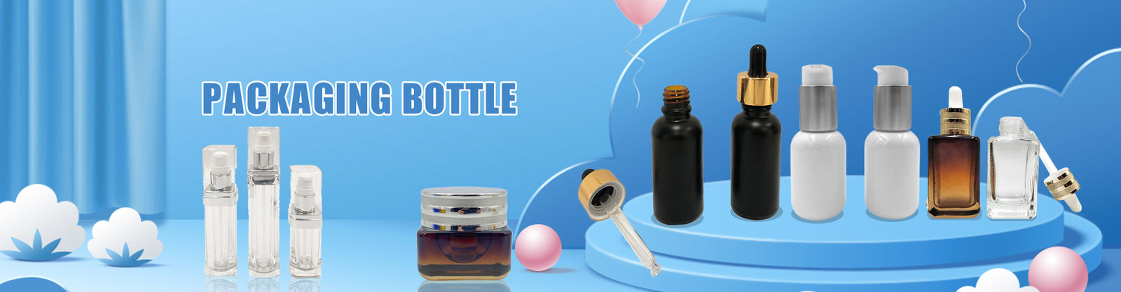 بطری بسته بندی لوازم آرایشی و بهداشتی