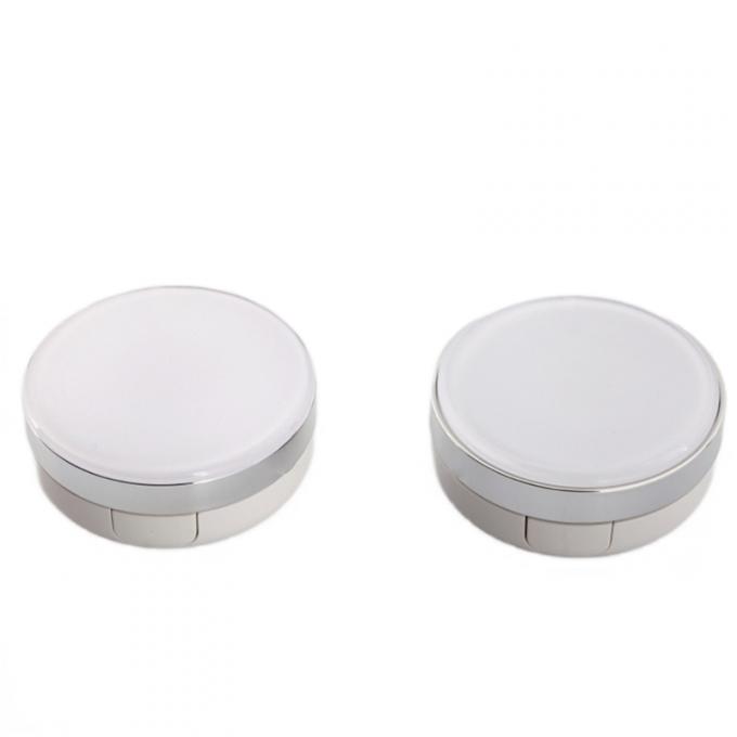Refillable Dewy Finish Round Compact Powder Cushion Foundation Case For Light To Medium Coverage 2