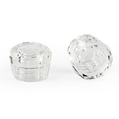 25mm Diamater کرم مراقبت از پوست شیشه ی منحصر به فرد شیشه های آرایشی رنگ سفارشی