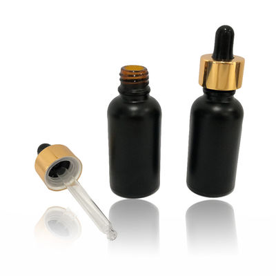 33*102mm بسته بندی آرایشی بطری شیشه ای چشم قطره کش بطری قابل پر کردن مجدد