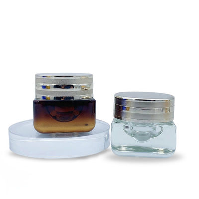بسته بندی ضد نشت لوازم آرایشی بطری شیشه ای کرم شیشه ای حفاظت از UV