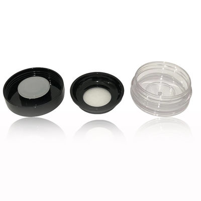 سفارشی شده 8g شفاف پلاستیکی خالی پودر گشاده 32.8 * 68.4mm