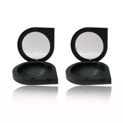 39mm/27mm پان گرد خالی بسته پودر کیس با آینه سبک وزن