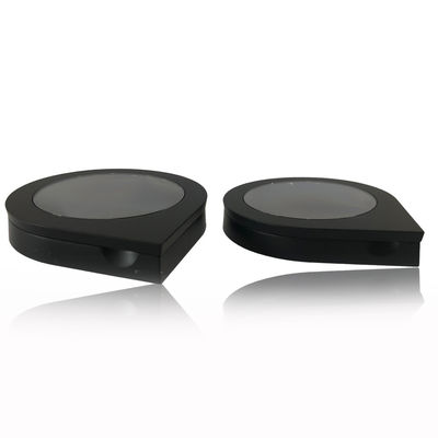 39mm/27mm پان گرد خالی بسته پودر کیس با آینه سبک وزن