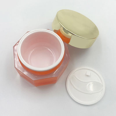 شیشه ضد نشت شفاف آکریلیک آرایشی شیشه الماس برای کرم مراقبت از پوست - 50g