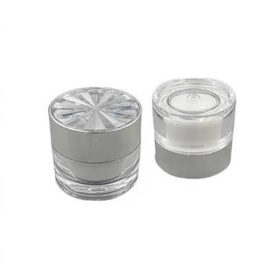 ضد نشت الماس آکریلیک شیشه آرایشی برای کرم مراقبت از پوست ظرف کوچک 30g/50g