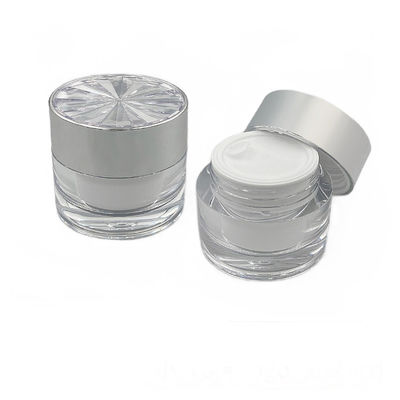 ضد نشت الماس آکریلیک شیشه آرایشی برای کرم مراقبت از پوست ظرف کوچک 30g/50g
