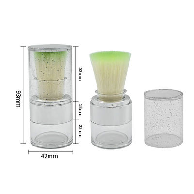 15g Twist Open Clear Loose Powder Case برای استفاده پایدار از پودر لوگو
